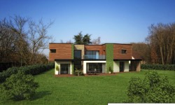 Maison ossature bois Calvados 50 Normandie